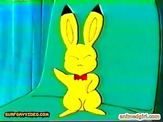Cute 3D hentai shemale masturbating