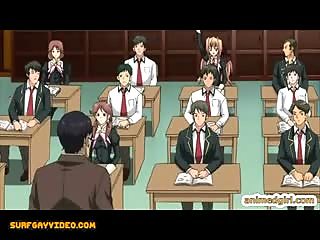 Shemale hentai self masturbating