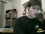 Dutch boy wanks and cums