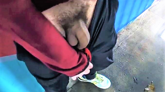 Straight show foreskin in public