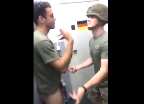 Drunk soldier or not?