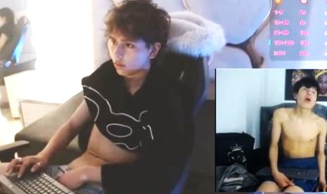 Virtual jerking with strangers