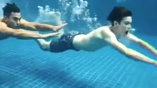 Champion of natation