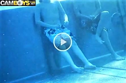 Straight Boys caught in Pool